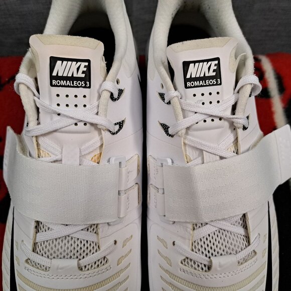 %Size 13 Nike Romaleos 3 White/Black CrossFit Men Weightlifting Shoes A 25 main image 10